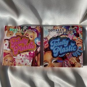 Totally Plastic Eyeshadow Palettes. Pink &  Blue. (2 pack)